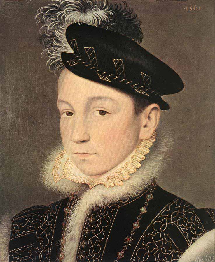 Francois Clouet Portrait of King Charles IX of France